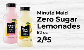 Sunset Foods Minute Maid Zero Sugar Lemonades offer