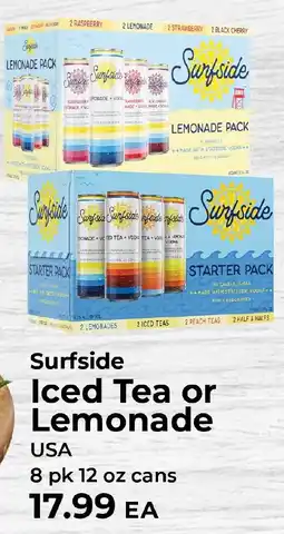 Sunset Foods Surfside Iced Tea or Lemonade offer