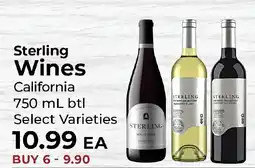 Sunset Foods Sterling Wines offer