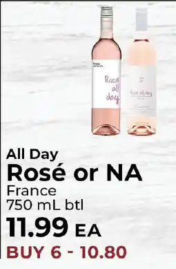 Sunset Foods All Day Rosé or NA offer