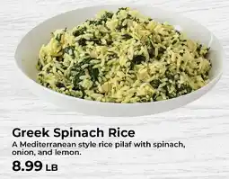 Sunset Foods Greek Spinach Rice offer