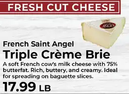 Sunset Foods French Saint Angel Triple Crème Brie offer