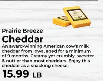 Sunset Foods Prairie Breeze Cheddar offer