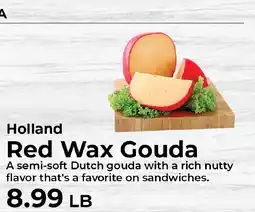 Sunset Foods Holland red wax gouda offer