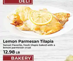 Sunset Foods Sunset Favorite lemon parmesan tilapia offer
