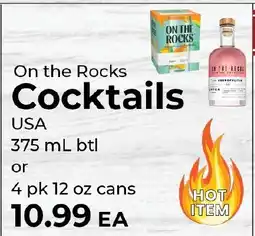 Sunset Foods On the Rocks Cocktails offer