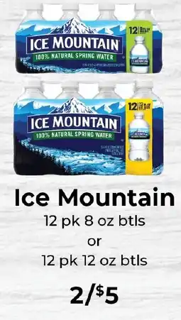 Sunset Foods Ice Mountain offer