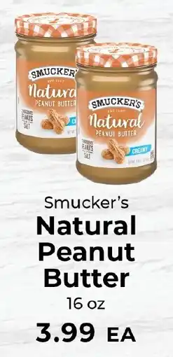 Sunset Foods Smucker's Natural Peanut Butter offer
