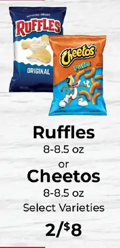 Sunset Foods Ruffles or Cheetos offer