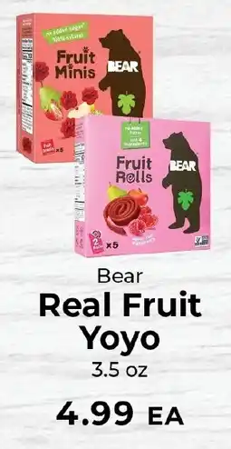 Sunset Foods Bear real fruit yoyo offer