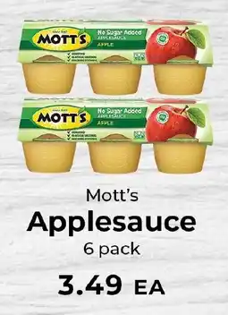 Sunset Foods Mott's Applesauce offer