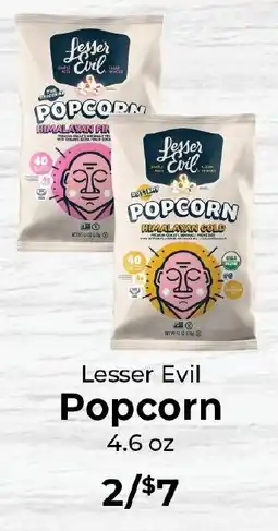 Sunset Foods Lesser Evil Popcorn offer