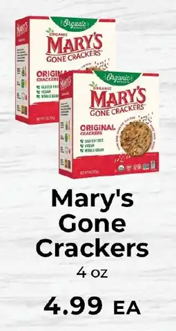Sunset Foods Mary's Gone Crackers offer