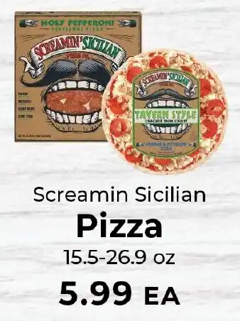 Sunset Foods Screamin Sicilian Pizza offer