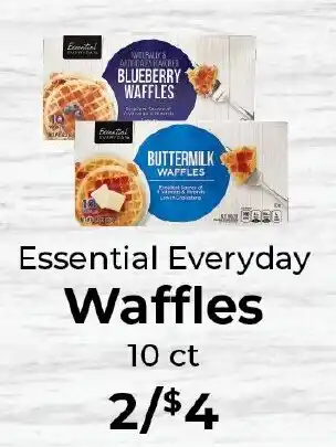 Sunset Foods Essential Everyday Waffles offer