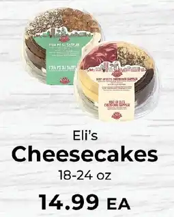 Sunset Foods Eli's Cheesecakes offer