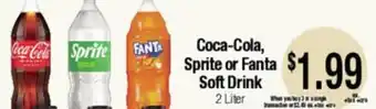 Big Saver Foods Coca-Cola, Sprite or Fanta Soft Drink offer