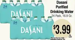 Big Saver Foods Dasani Purified Drinking Water offer