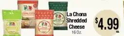 Big Saver Foods La Chona Shredded Cheese offer