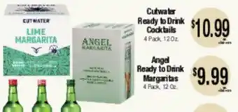 Big Saver Foods Cutwater Ready to Drink Cocktails, Angel Ready to Drink Margaritas offer