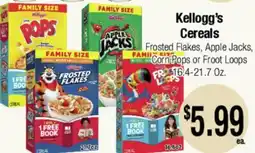 Big Saver Foods Kellogg's Cereals offer