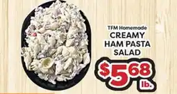 Torres Supermercado TFM Homemade CREAMY HAM PASTA SALAD offer