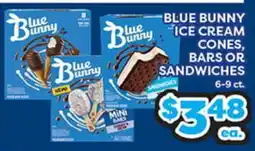 Torres Supermercado BLUE BUNNY ICE CREAM CONES, BARS OR SANDWICHES offer