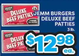 Torres Supermercado JEMM BURGERS DELUXE BEEF PATTIES offer