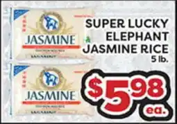 Torres Supermercado SUPER LUCKY ELEPHANT JASMINE RICE offer