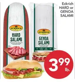 Pete's Fresh Market Eckrich HARD or GENOA SALAMI offer