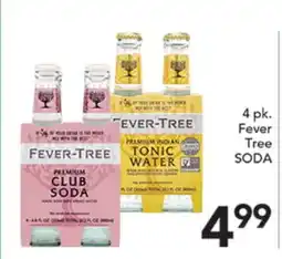 Pete's Fresh Market 4 pk. Fever Tree SODA offer