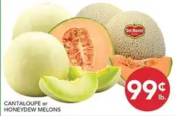 Pete's Fresh Market CANTALOUE or HONEYDEW MELONS offer