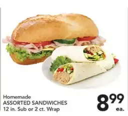 Pete's Fresh Market Homemade ASSORTED SANDWICHES offer