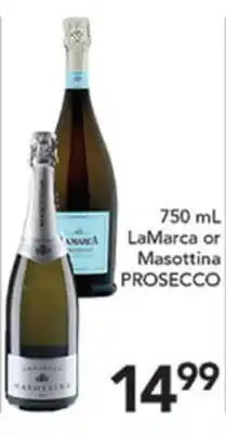 Pete's Fresh Market 750 mL LaMarca or Masottina PROSECCO offer