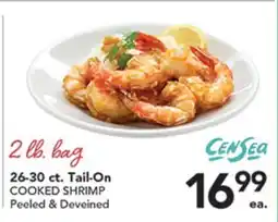 Pete's Fresh Market 26-30 ct. Tail-On COOKED SHRIMP offer