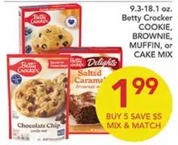 Pete's Fresh Market 9.3-18.1 oz. Betty Crocker COOKIE, BROWNIE, MUFFIN, or CAKE MIX offer