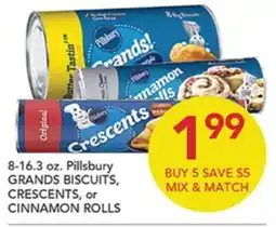 Pete's Fresh Market 8-16.3 oz. Pillsbury GRANDS BISCUITS, CRESCENTS, or CINNAMON ROLLS offer
