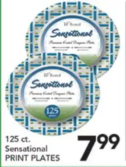 Pete's Fresh Market 125 ct. Sensational PRINT PLATES offer