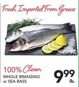 Pete's Fresh Market WHOLE BRANZINO or SEA BASS offer