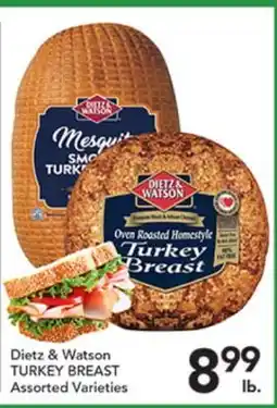 Pete's Fresh Market Dietz & Watson TURKEY BREAST offer