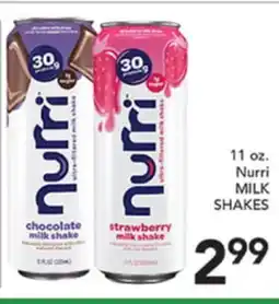 Pete's Fresh Market 11 oz. Nurri MILK SHAKES offer