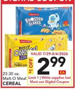 Pete's Fresh Market CEREAL offer