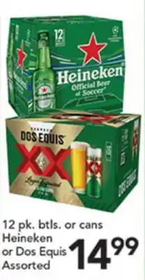 Pete's Fresh Market Heineken or Dos Equis offer