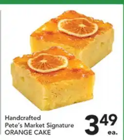 Pete's Fresh Market Handcrafted Pete's Market Signature ORANGE CAKE offer