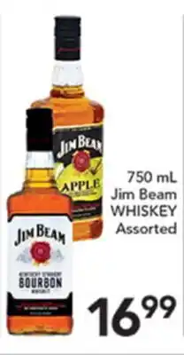 Pete's Fresh Market 750 mL Jim Beam WHISKEY offer