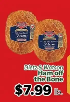 Living Fresh Market Dietz & Watson Ham off the Bone offer