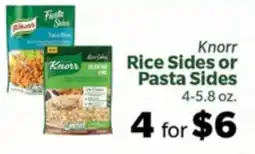 Living Fresh Market Knorr Rice Sides or Pasta Sides offer