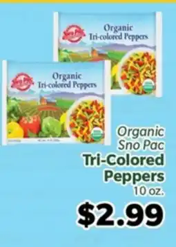 Living Fresh Market Organic Sno Pac Tri-Colored Peppers offer