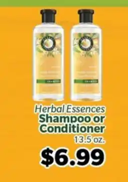 Living Fresh Market Herbal Essences Shampoo or Conditioner offer