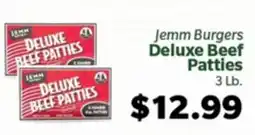 Living Fresh Market Jemm Burgers Deluxe Beef Patties offer